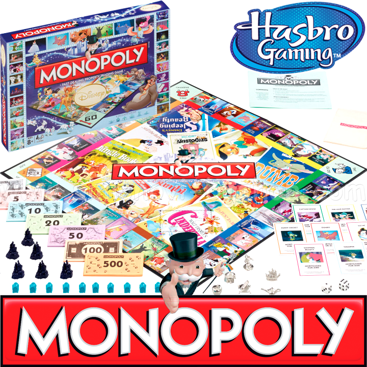 Hasbro Familie Joc Jocuri Monopoly - Disney WM24372