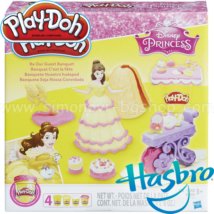 Hasbro Play-doh Modeling Kit Party Princess Bell b9406