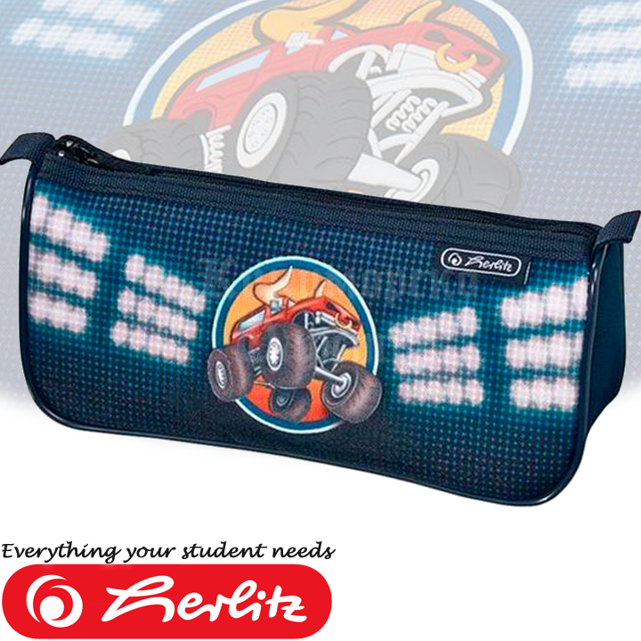 Herlitz Smart Pencil Case with a Zipper Monster Truck 1143785211437860
