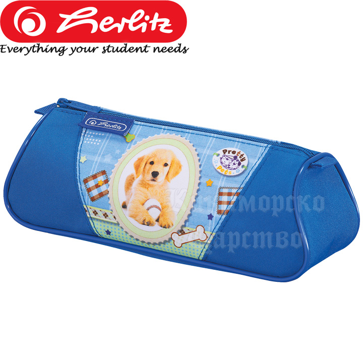 2015 Herlitz Flexi Triangular pouch with zipper 1 Dog