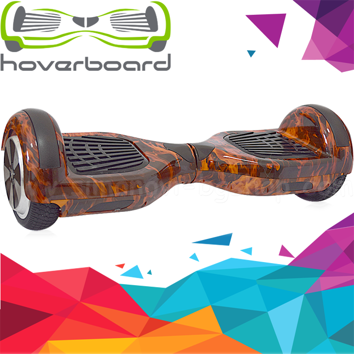Hoverboard electric self-balancing board Lunar 6.5 " Fire Black