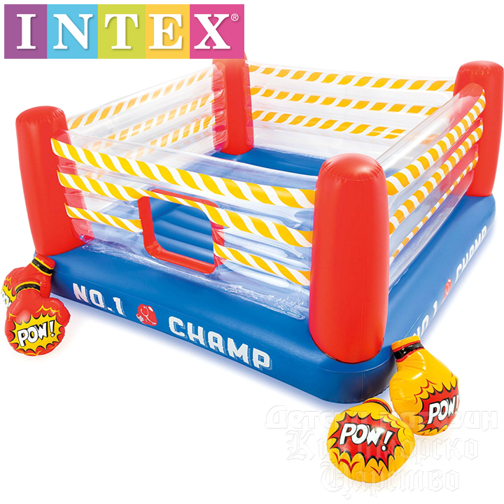Intex Inflatable springboard with two boxing inflatable gloves 48250NP