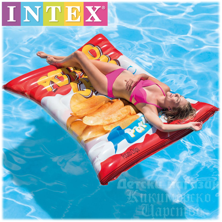 Intex - Inflatable mattress Chips 58776EU