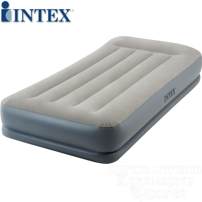 Intex Inflatable mattress with built - in pump 64116