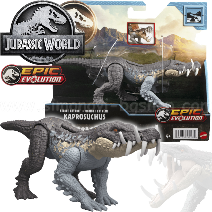 *2024 Jurassic World Strike Attack Dinozaur Kaprosuchus HTK61