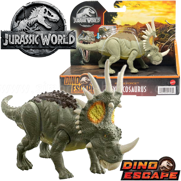 * Jurassic World Dino Escape Figurine Dinosaur Sturacosaurus HCL85