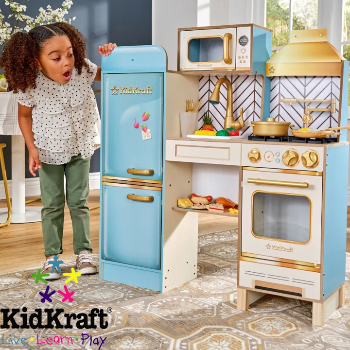 *KidKraft    Retro Cool Play Kitchen 20416