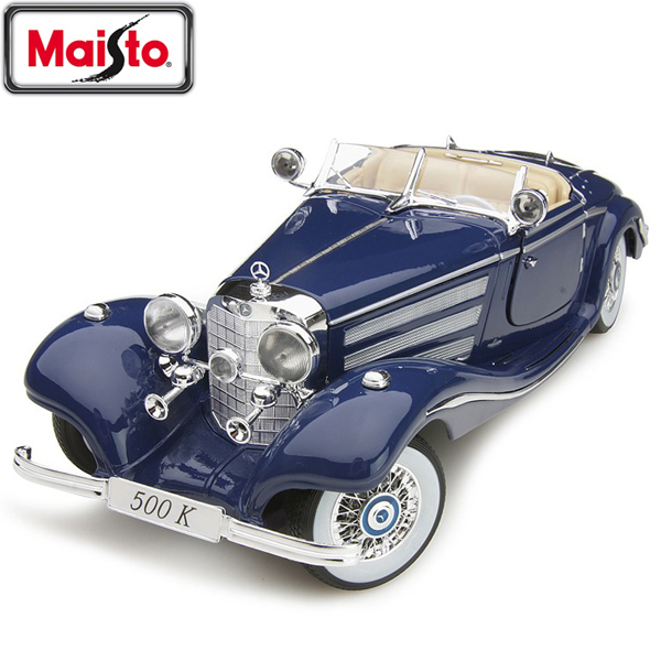 Maisto - ���� MERCEDES 1936 M-B 500 Blue 1:18 ����������