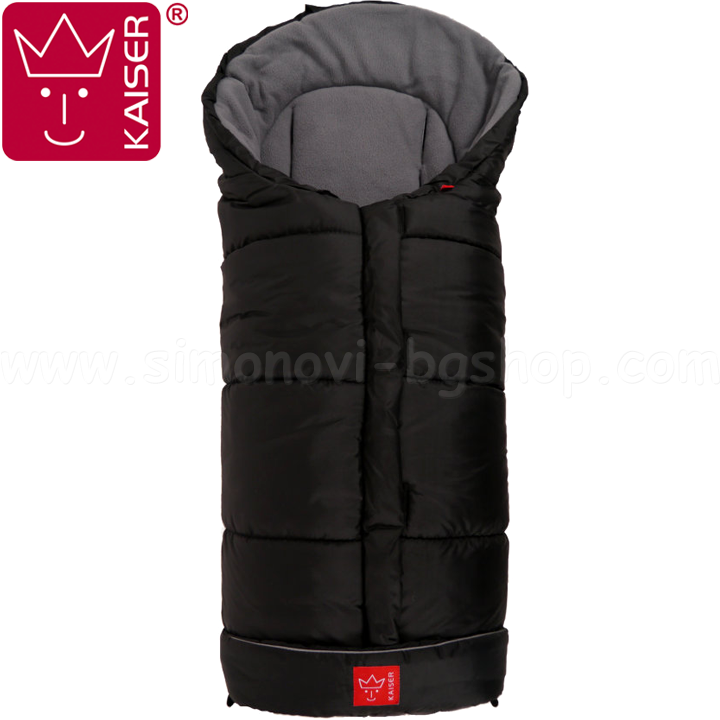 KAISER - Footmuff Iglu Black/Light Grey