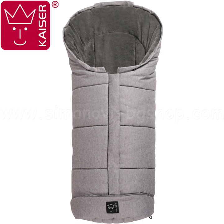 KAISER Iarna footmuff Jooy Light Grey Melange