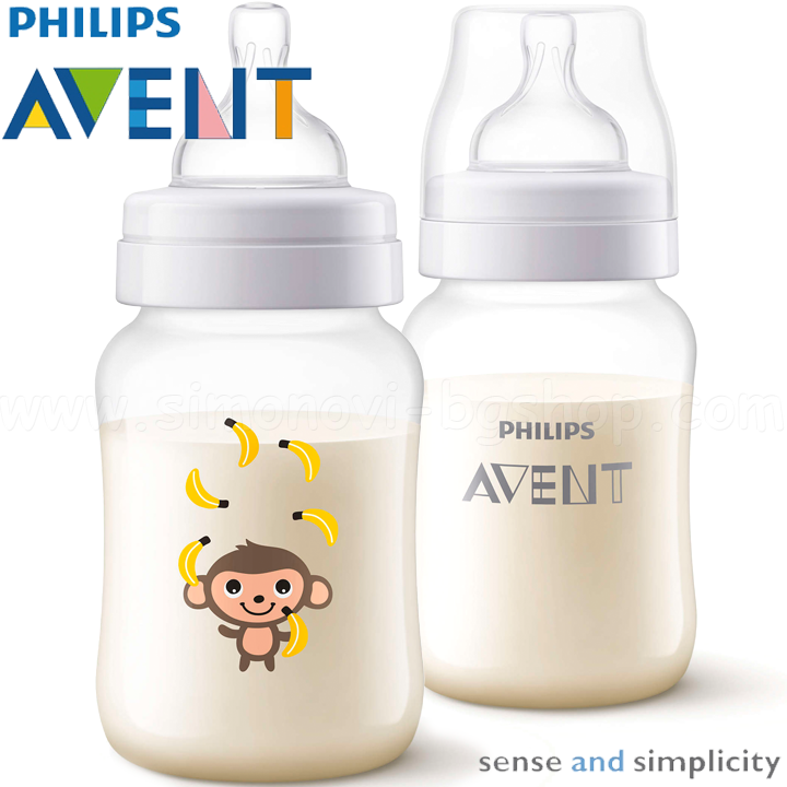 *Philips AVENT Classic    PP  260 ml. 1m + Slow SCF574/11