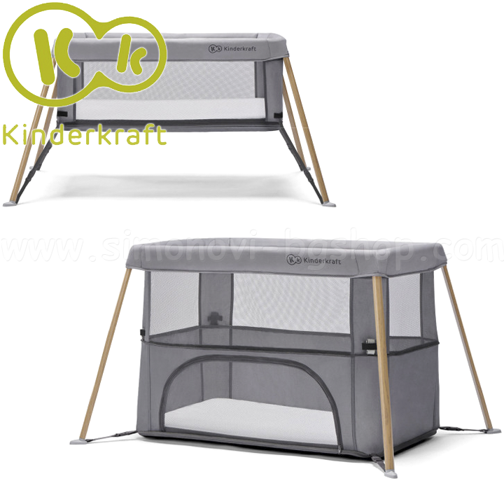 * KinderKraft MOVI     21 Grey/Wood KCMOVI00GRY0000