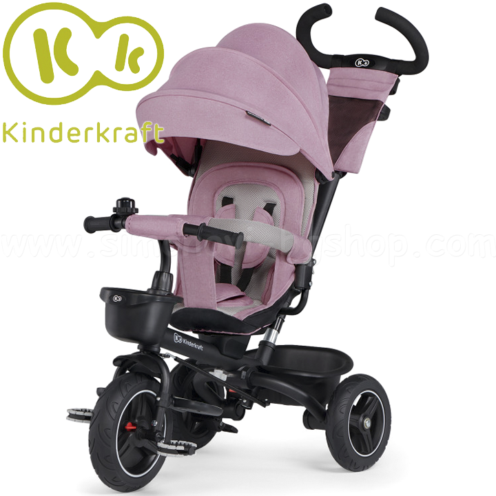 * KinderKraft SPINSTEP Children's tricycle 5in1 Pink KRSPST00PNK0000
