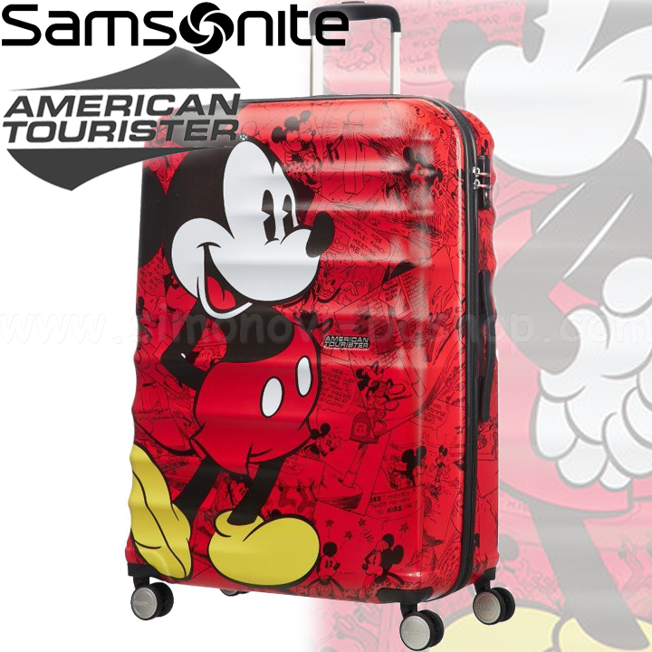 Samsonite Disney Wavebreaker   77 . Mickey Comics Red American Tour