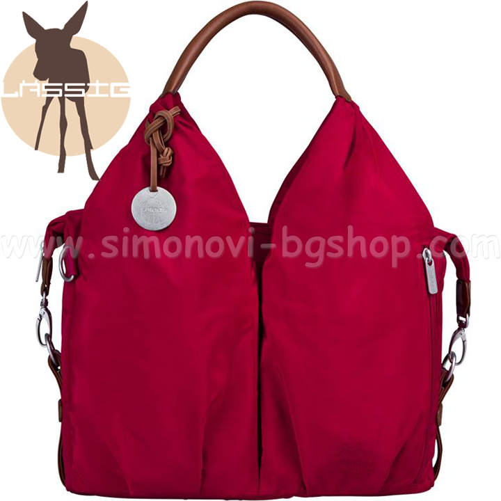 Lassig Baby Bag with Glam Signature Red Accessories