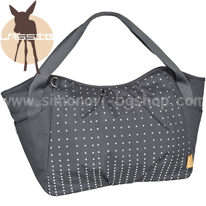 Lassig Bag Twin Bag Dotted lines ebony
