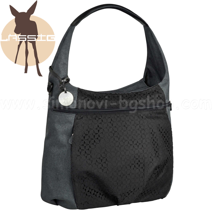 Geanta Lassig casual Hobo negru 4042183342566