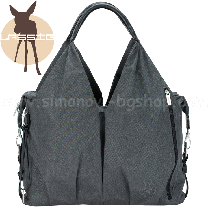 Lassig Green Label Bag Răscroială negru Melanj