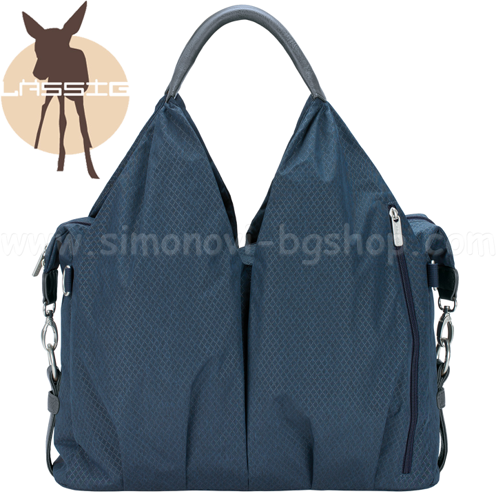 Lassig Green Label Bag Răscroială Albastru Melanj