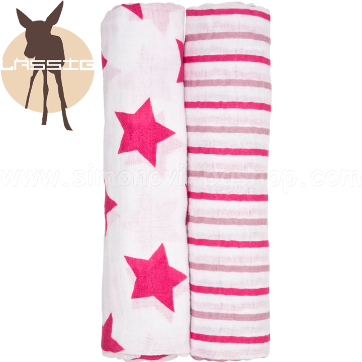 Lassig    Stars & Stripes Pink 2. 120120. LMCVPL078