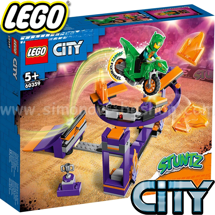 2023 LEGO City Stunt Stunt Challenge with Dunk Ramp 60359