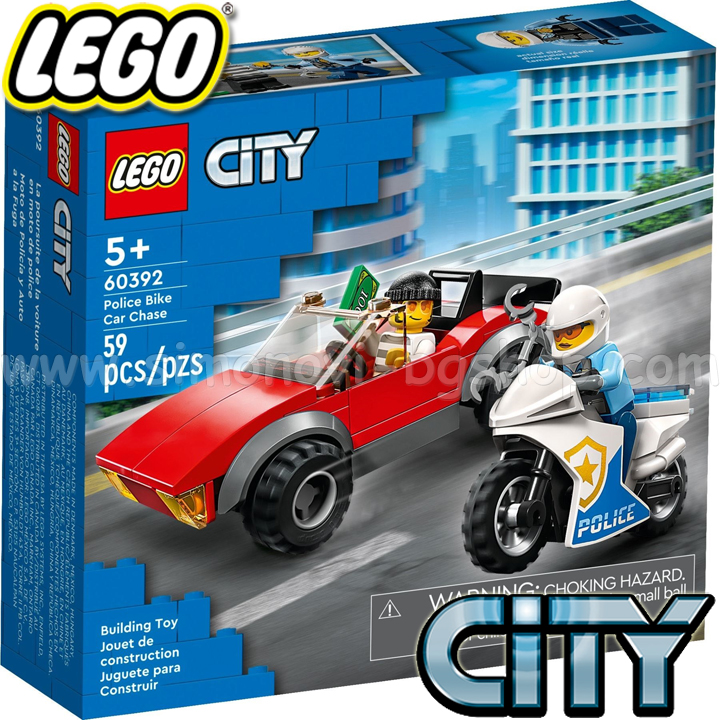 2023 LEGO City Police Bike Car Chase 60392