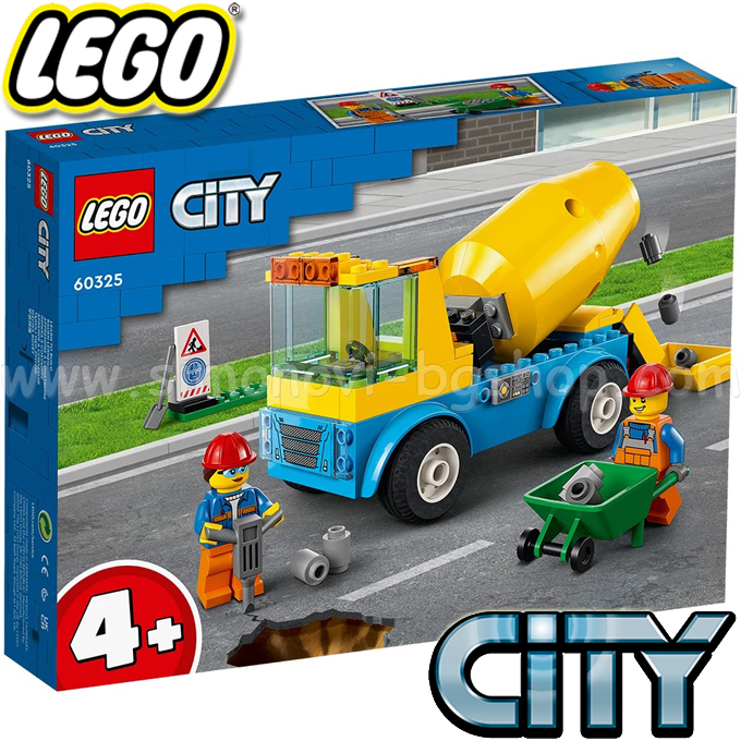 2022 Lego City Concrete Mixer 60325