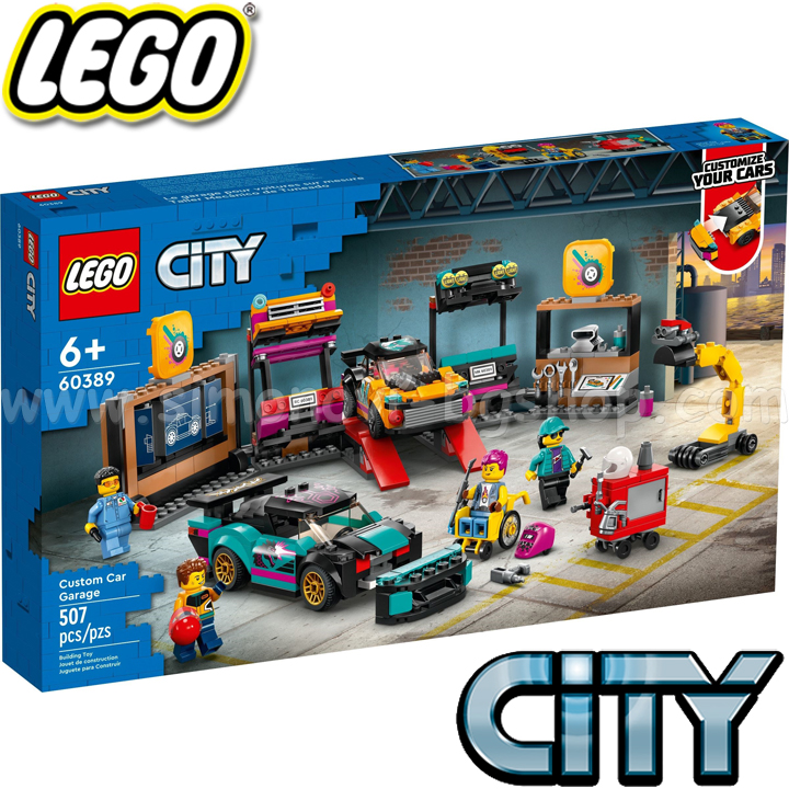 2023 LEGO City Custom Car Garage 60389