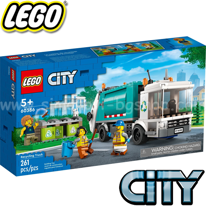 2023 LEGO City Recycling Truck 60386