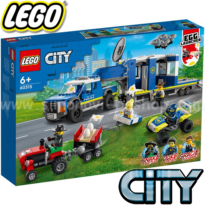 2022 Lego City Police Mobile Command Center in Truck 60315