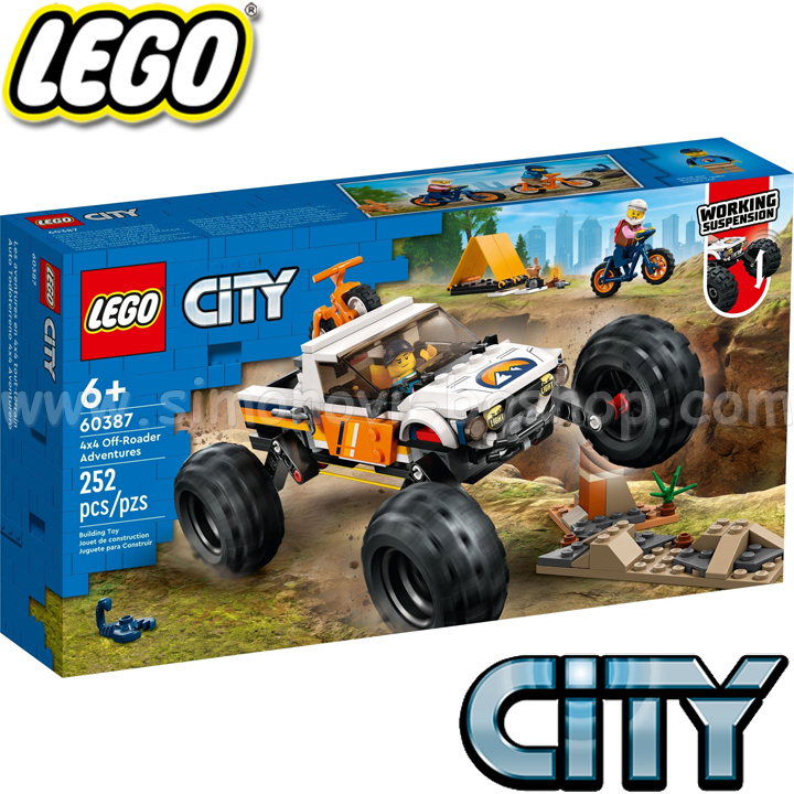 2023 LEGO City Off-Road 4x4 Adventure 60387