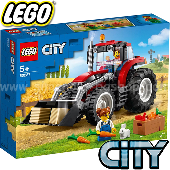 Lego City Great Vehicles 60287 tractorîn cer 60206