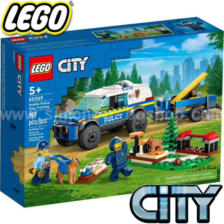 2023 LEGO City Traffic Police Dog Training 60369