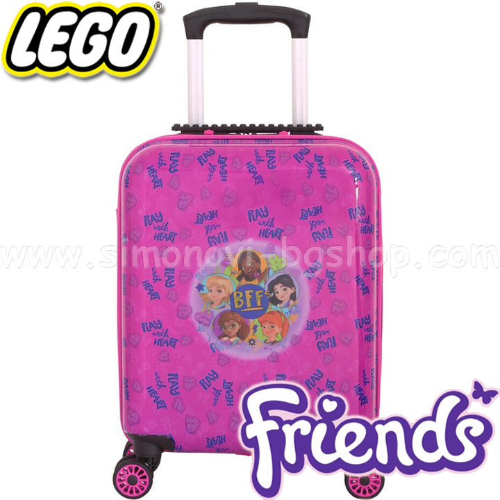 Lego Friends Geanta Copii 46 cm Cu Inima 20160-1970