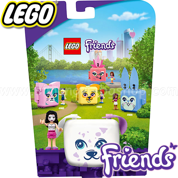 Lego Friends Cubul cu dalmata de Emma 41663