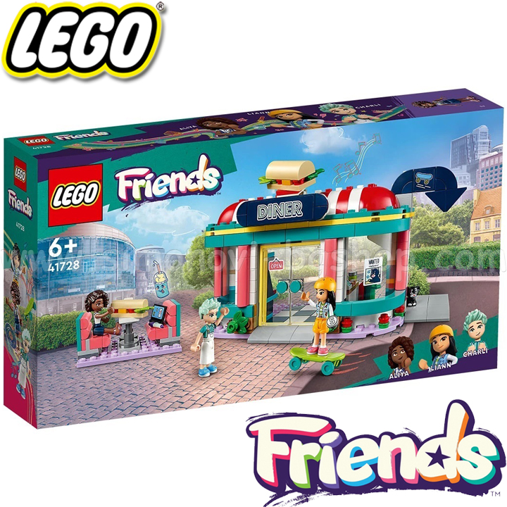 2023 Lego Friends Downtown Hartlake Restaurant 41728