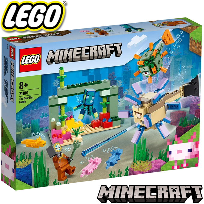 2022 Lego Minecraft Battle of the Guardians 21180