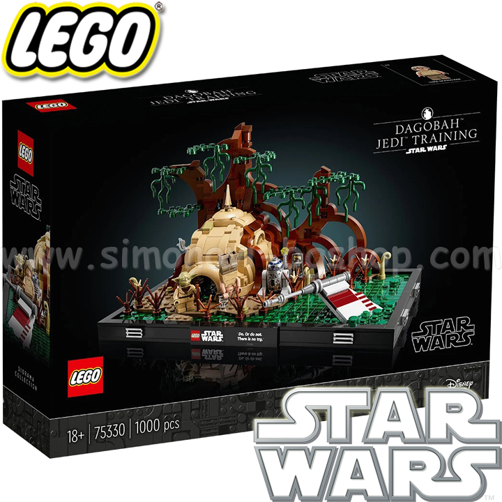 2022 Lego Star Wars Diorama with training for the Dagobah 75330 Jed