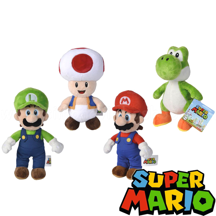 * Super Mario Plush toy 20 cm. Assortment 109231009