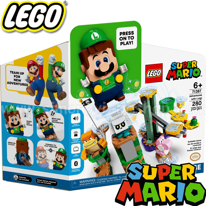2021 Lego Super Mario Adventure with Luigi 71387
