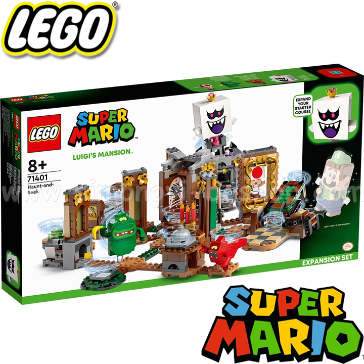 2022 Lego Super Mario Constructor with addition Luigis Mansion Haun 71401