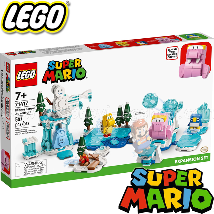 2023 Lego Super Mario Fliprus Snow Adventure 71417 Add-On Set