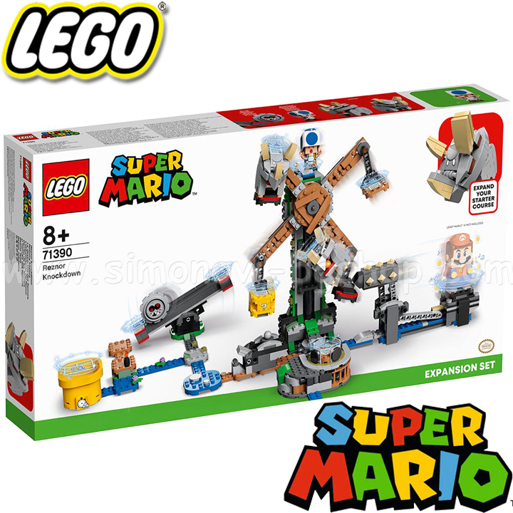 2021 Lego Super Mario Разбиване на Резнор 71390 2021 Lego Super Mario Разбиване на Резнор 71390