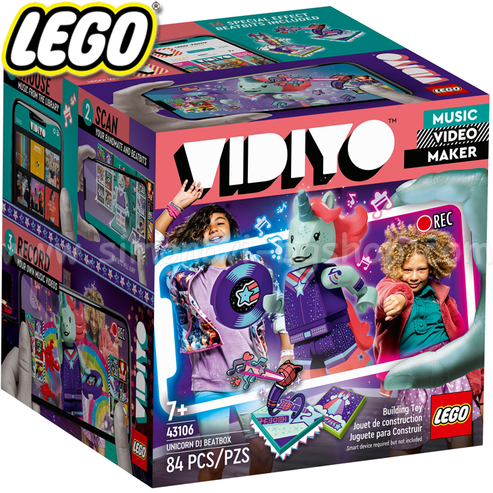 Lego Vidiyo Unicorn DJ BeatBox 43106