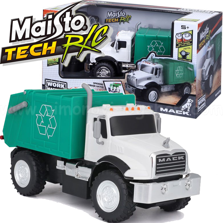 Maisto Tech Work Mashines    Mack Granite Refuse Radio/C 82182