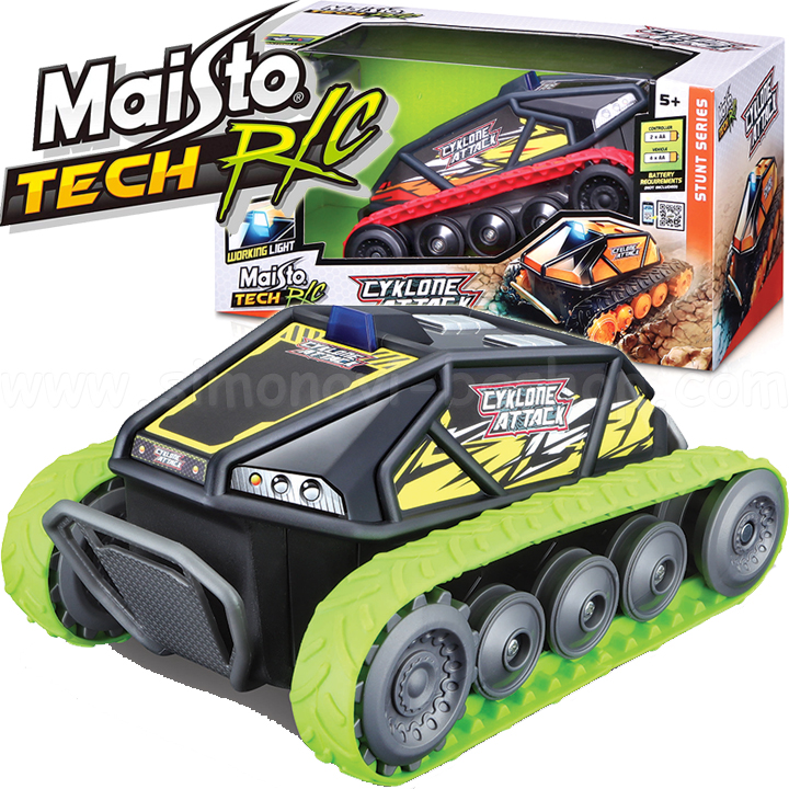 Maisto Tech  Cyklone Attack Radio/C Green 82101