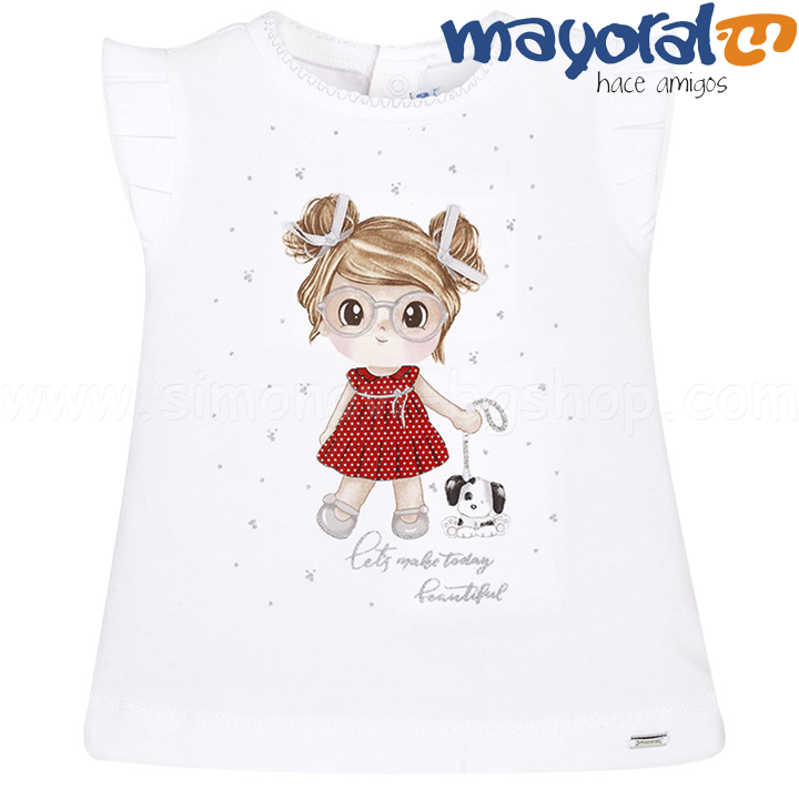 Mayoral   Girls Red Dress  1014-86 (9.-3.)