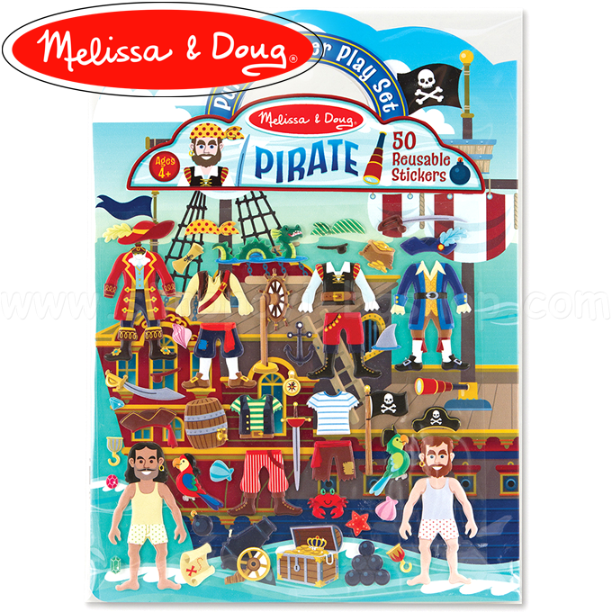 Melissa & Doug - Pirates 3D Stickers 9102