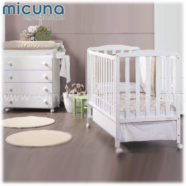 Micuna Patut pentru copii BASIC White