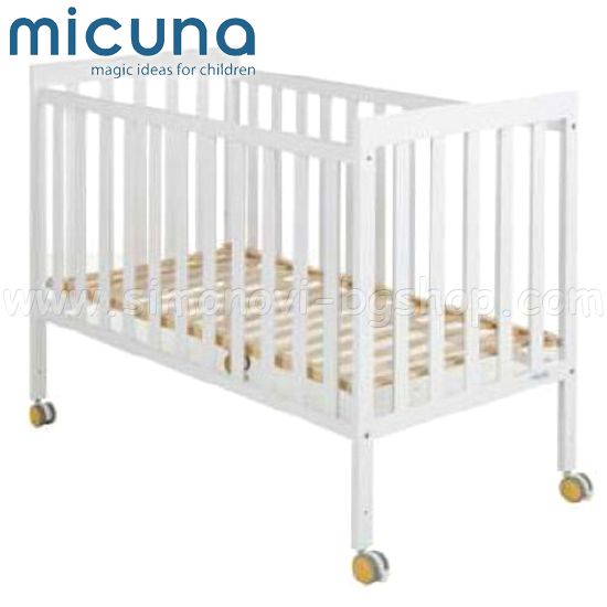 Micuna wooden bed / cot Palma white MC-0123